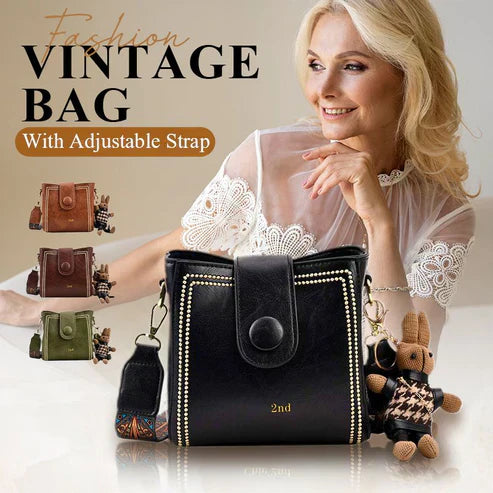 Big Sale 50% OFF🌹[Women’s Gift]Vintage Fashion Bag with Adjustable Wider Shoulder Strap