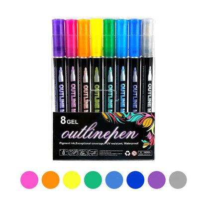 ✨Limited Time Sale-49% OFF🎨🖌️Coloring Lightstick Graffiti Highlighter Pens