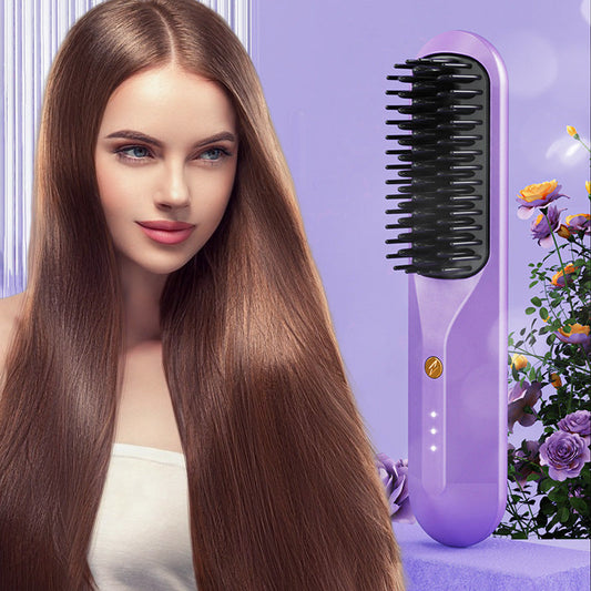 ✨Last Day Special Price £17.98!!💥Portable Hair Straightener Comb💇‍♀️