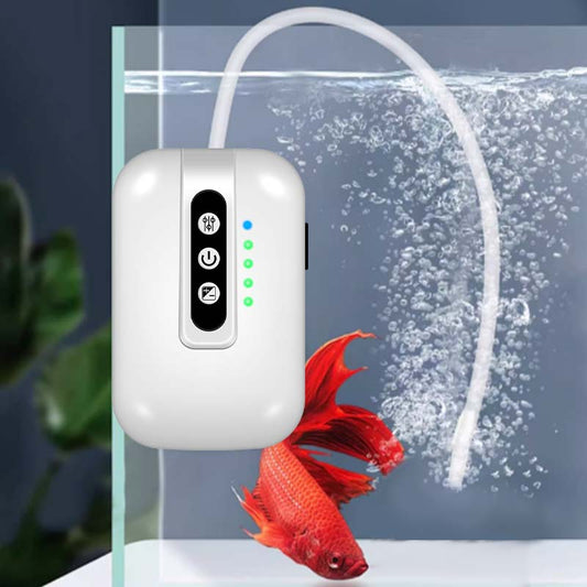 Outdoor Portable Rechargeable Aquarium Oxygen Pump ＆ Free Shipping